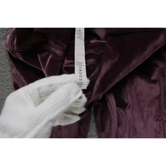 Lululemon Legging 6 Deep Maroon Wunder Under Special Edition Velvet Garnet - Picture 8 of 11